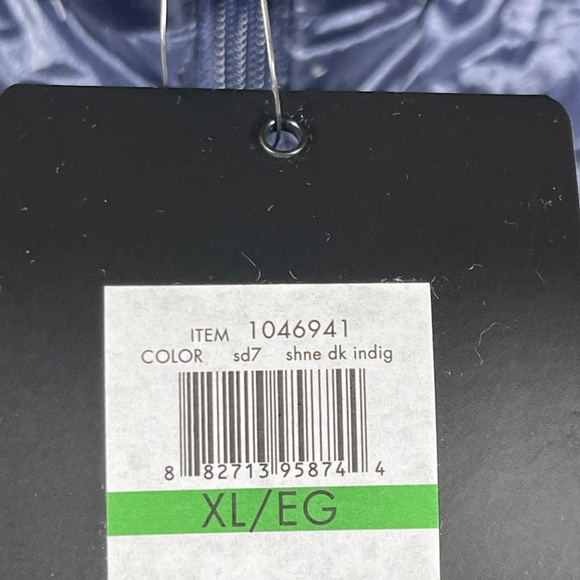 NWT ANDREW MARC Navy Blue Packable Goose Down Long Puffer Coat Womens XL #1247 - Picture 8 of 12